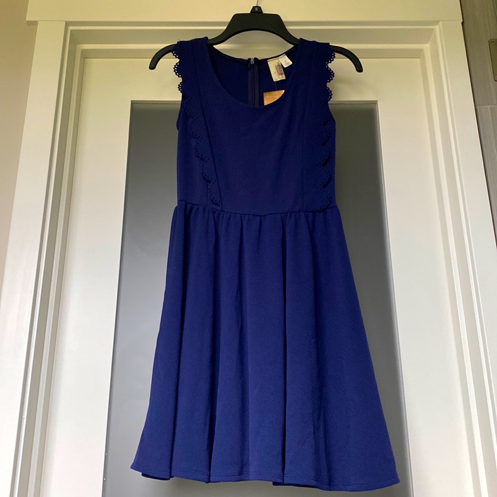 Deep blue boutique dress size S